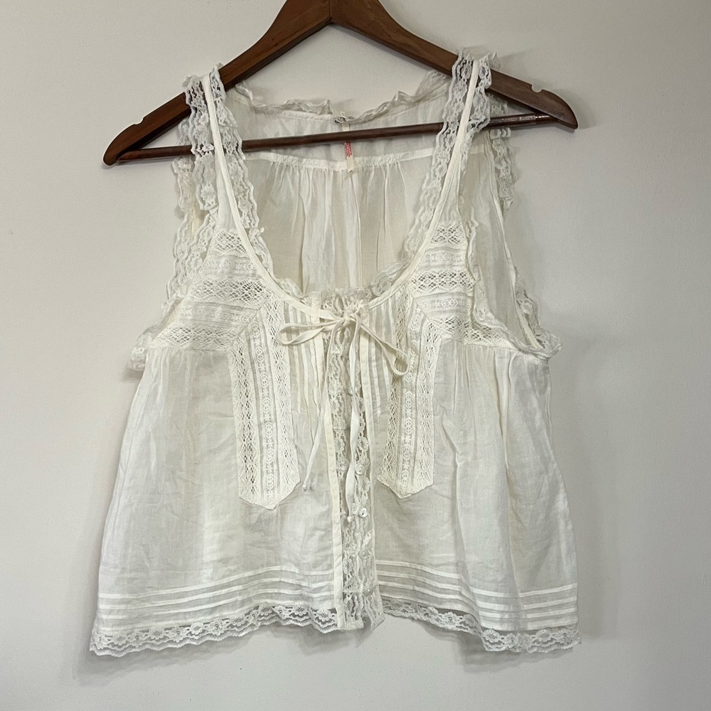 Free People Forever More Tank - 100% Cotton - Picture 3 of 6